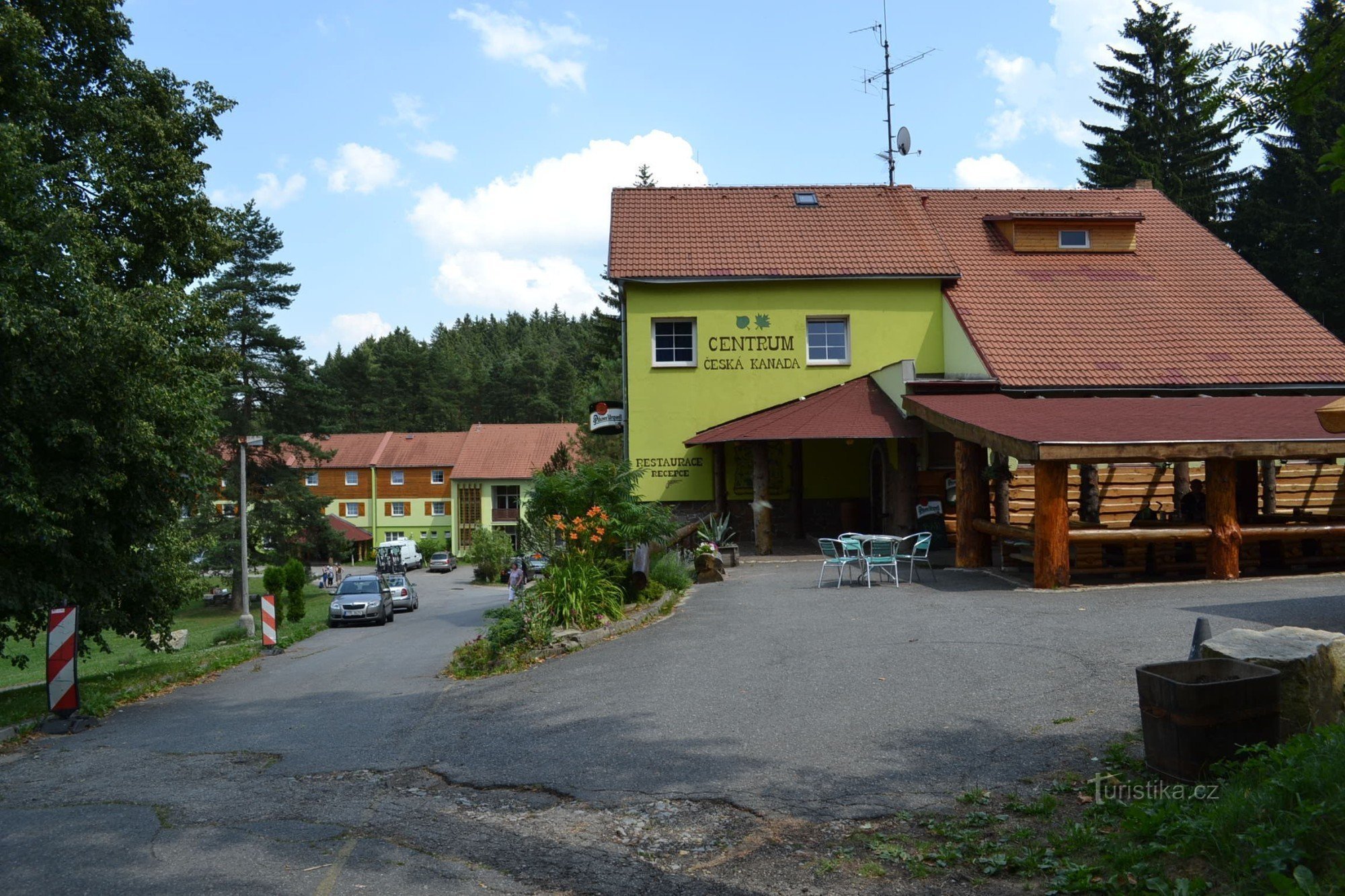 het centrum van Tsjechisch Canada nabij Kunžak