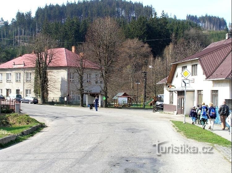 center of the village