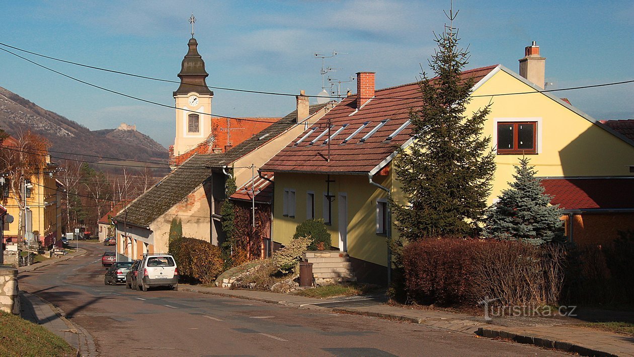 center of the village