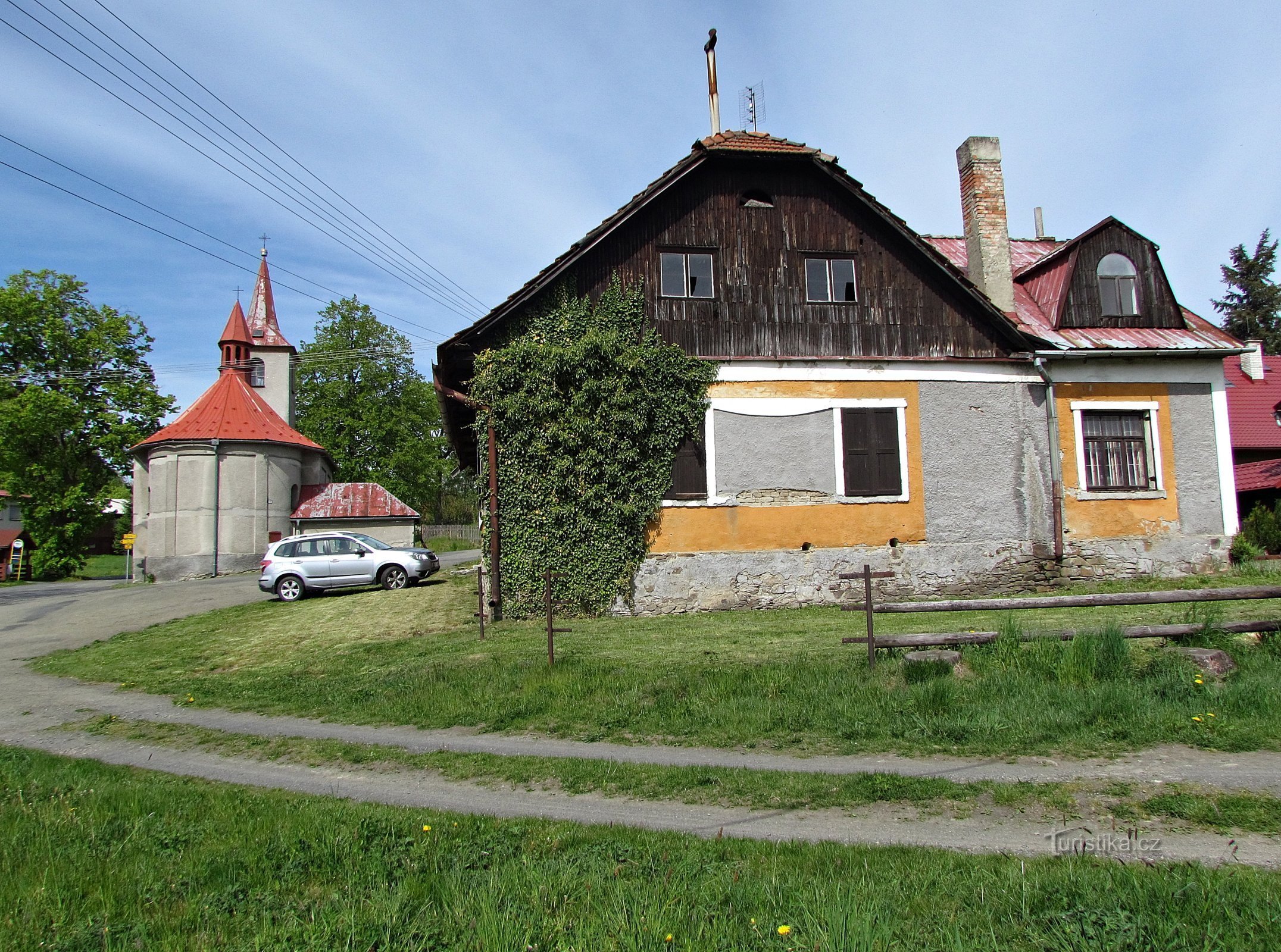 center of the village