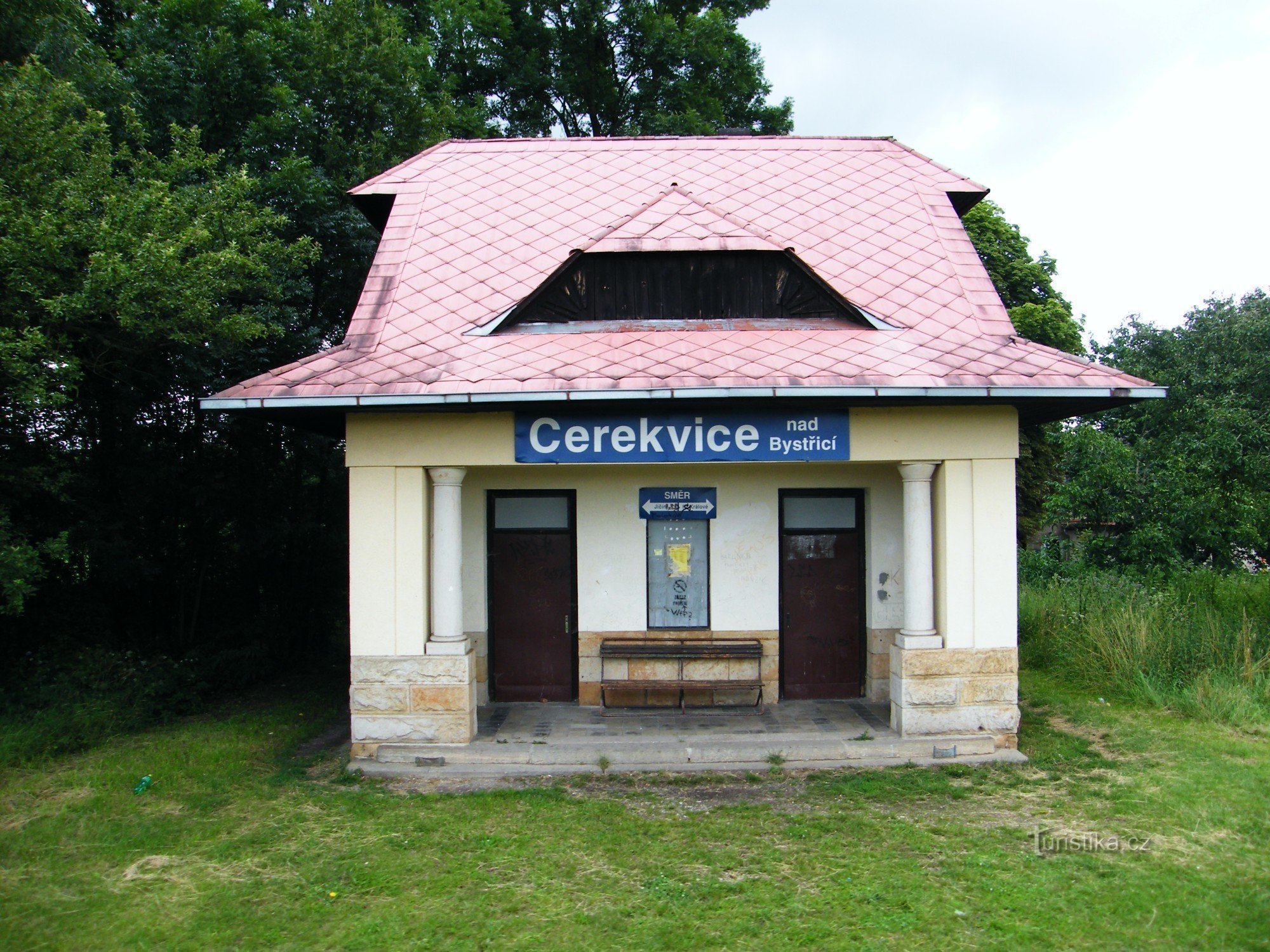Cerekvice nad Bystřicí - postajališče vlaka