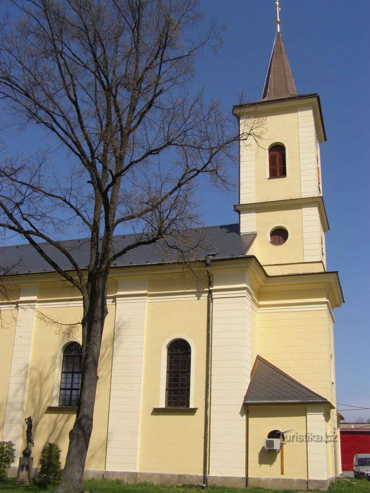 Cerekvice nad Loučná - Szent István-templom. Vencel