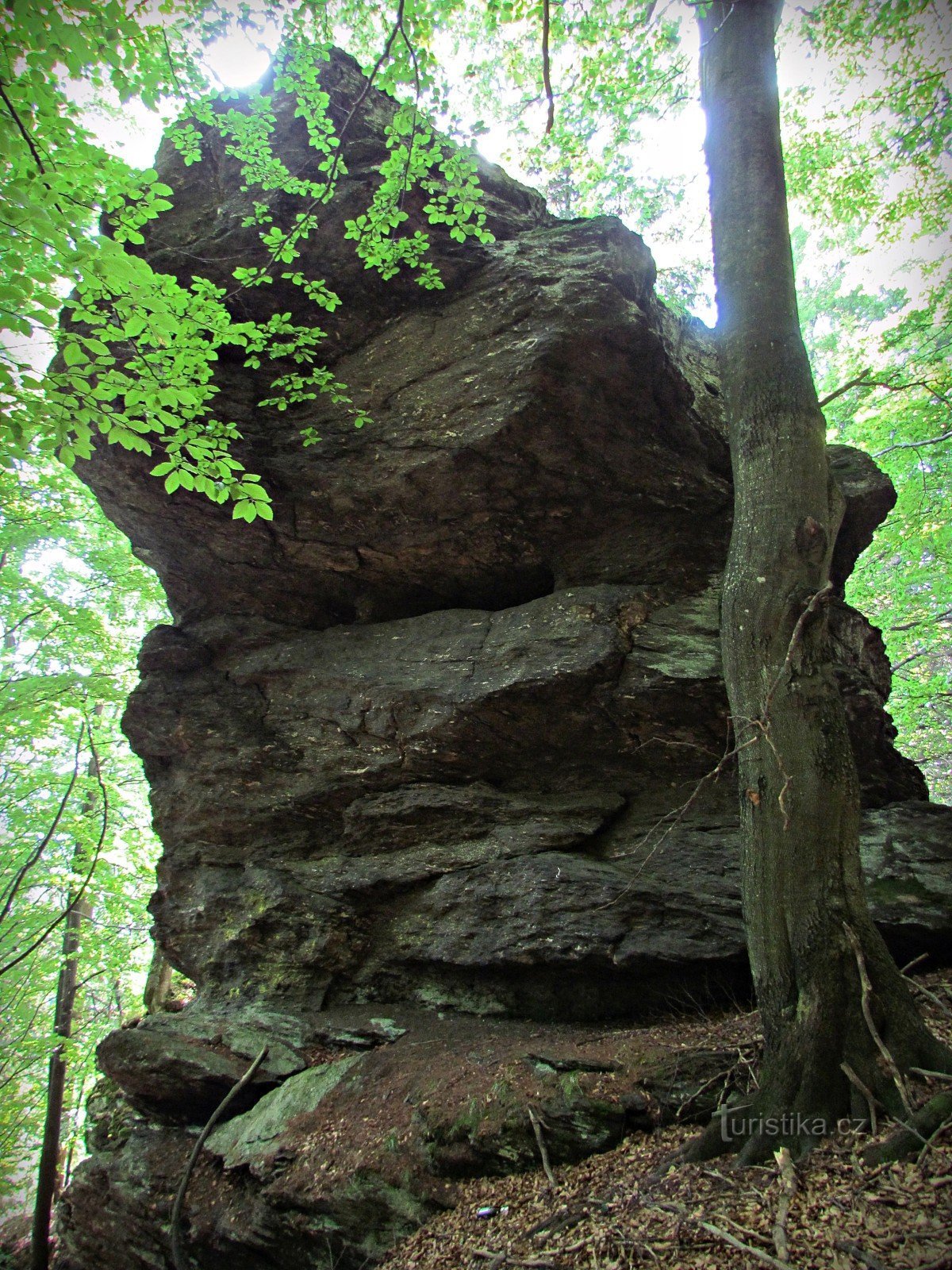 Black Side - Pulpit with a rock tunnel