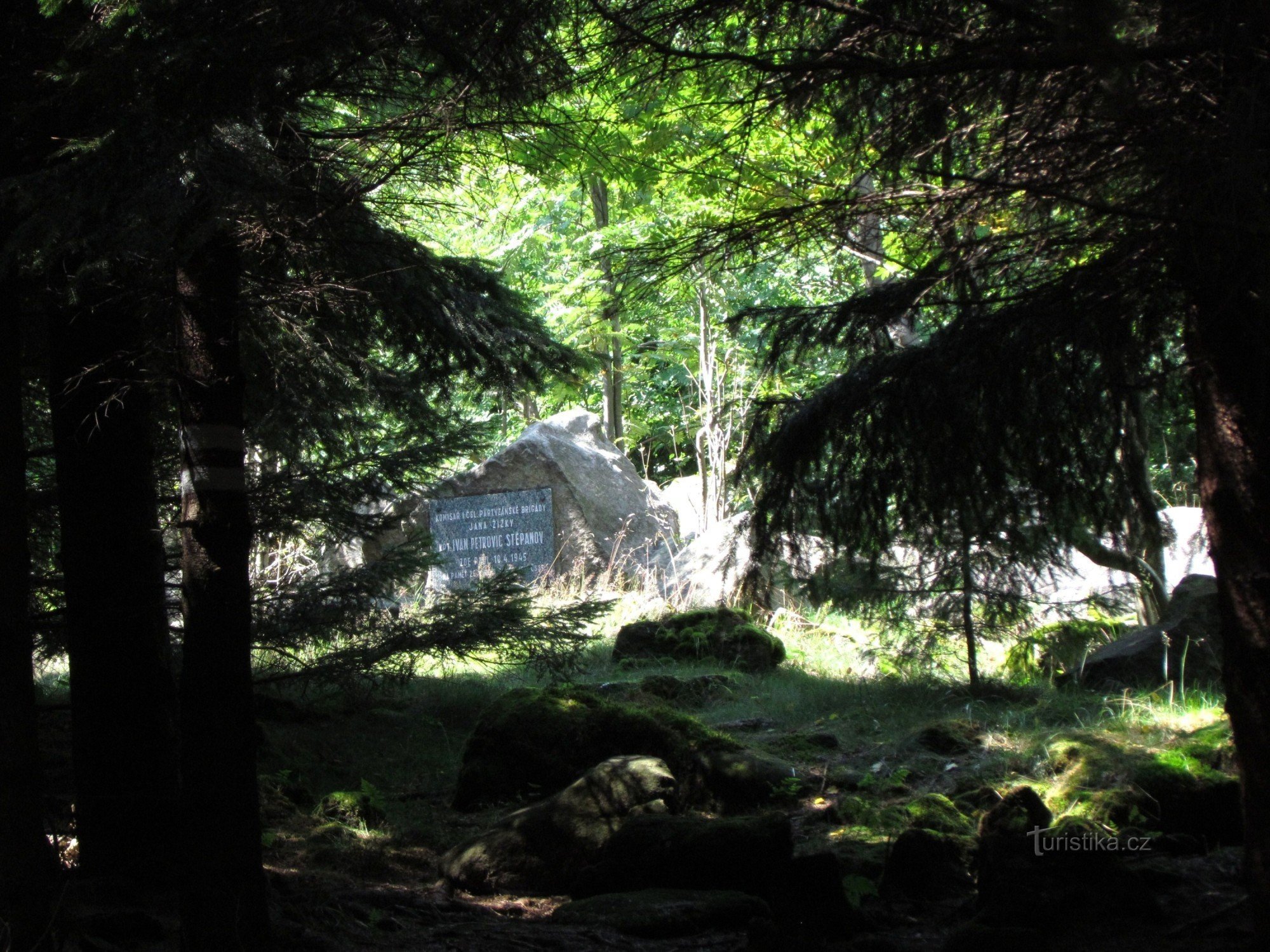 Čerňava - památník I. P.Stěpanova