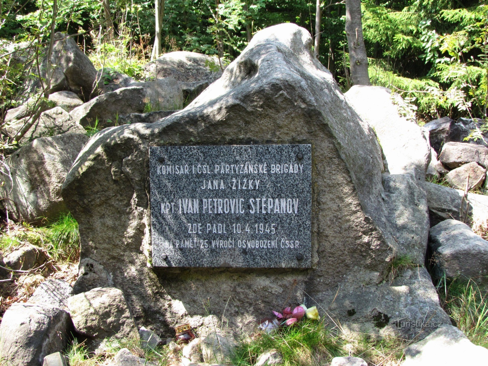 Čerňava - monumentul IPStěpanov