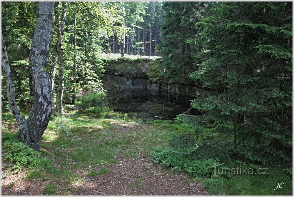 Černé jezíro na Hraničním hřbetu