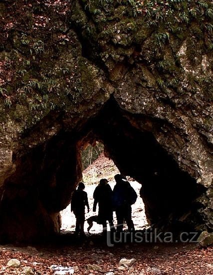 Devil's Gate - detalj: För en jämförelse av hur stor Devil's Gate faktiskt är.