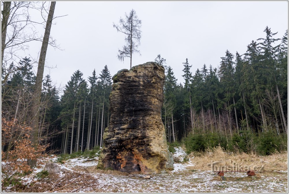 Diabelska Skała nad Suchą Dolą