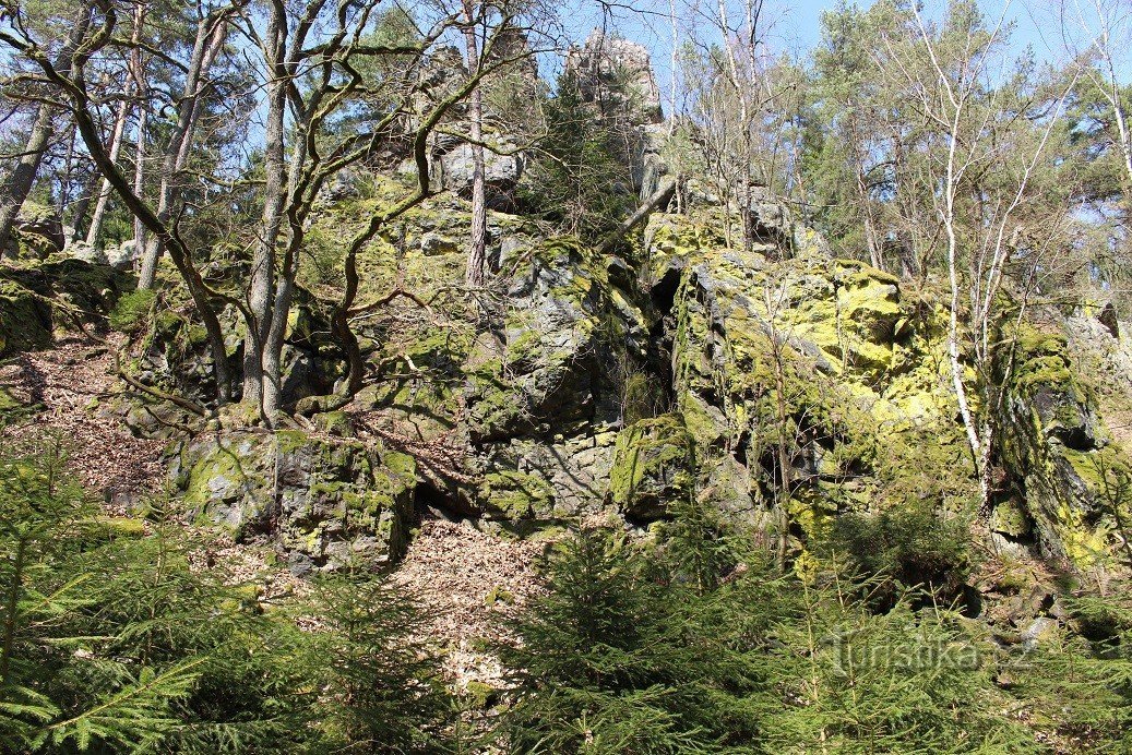 Devil's Burden, ein Felsen auf der Südseite