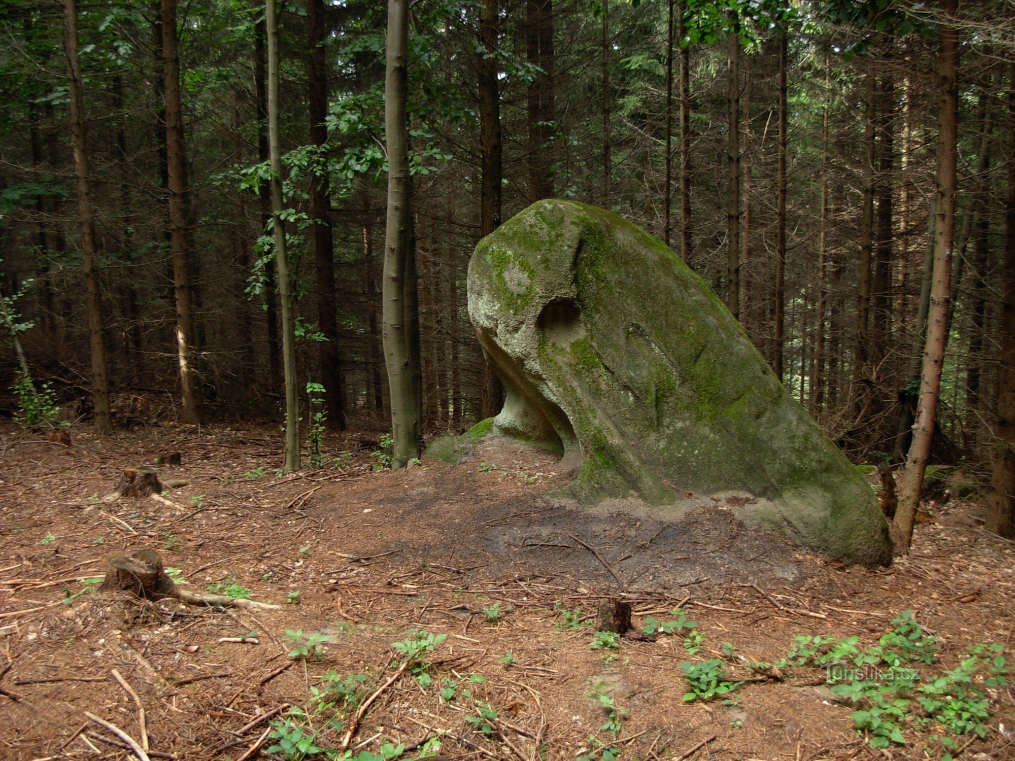 Οι πέτρες του διαβόλου πάνω από το Střílky