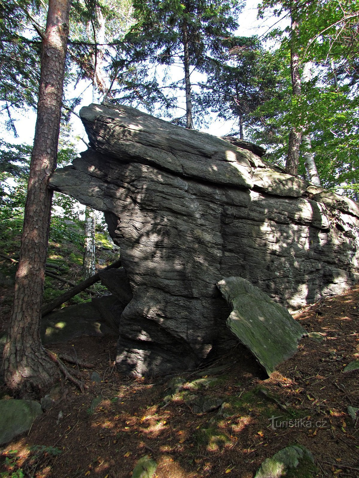 Djævelens sten - klippetårn Bělák