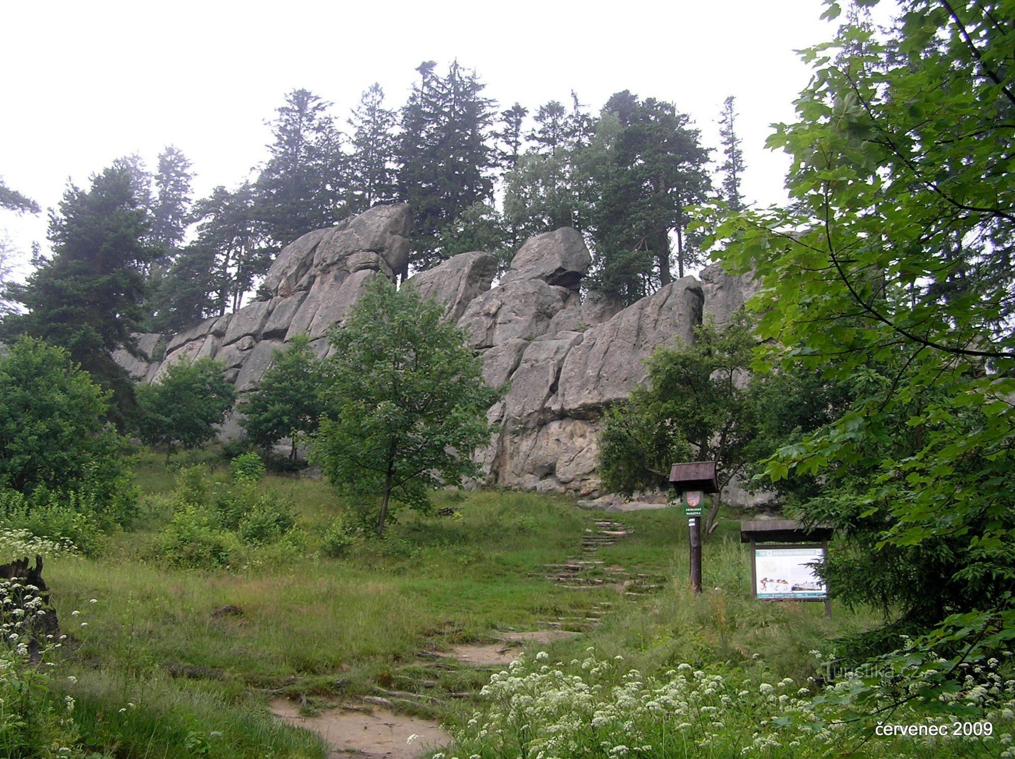 Čertovy skály (červenec 2009)