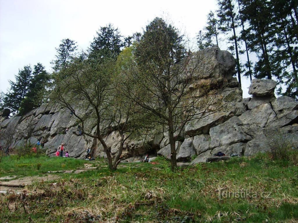 Teufelsfelsen - Kletterwand