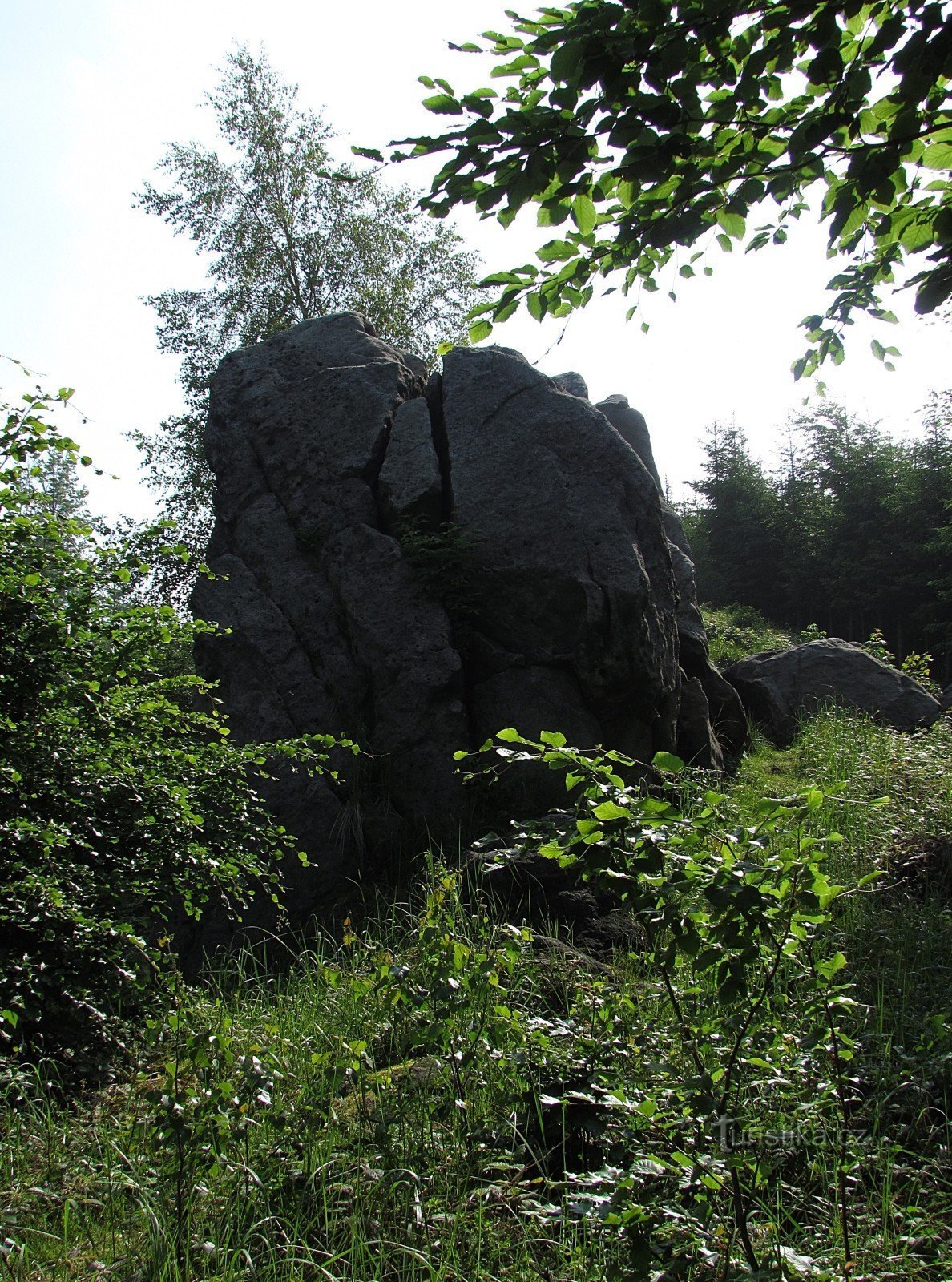Paholaisen kalliot lähellä Hošťálkovát
