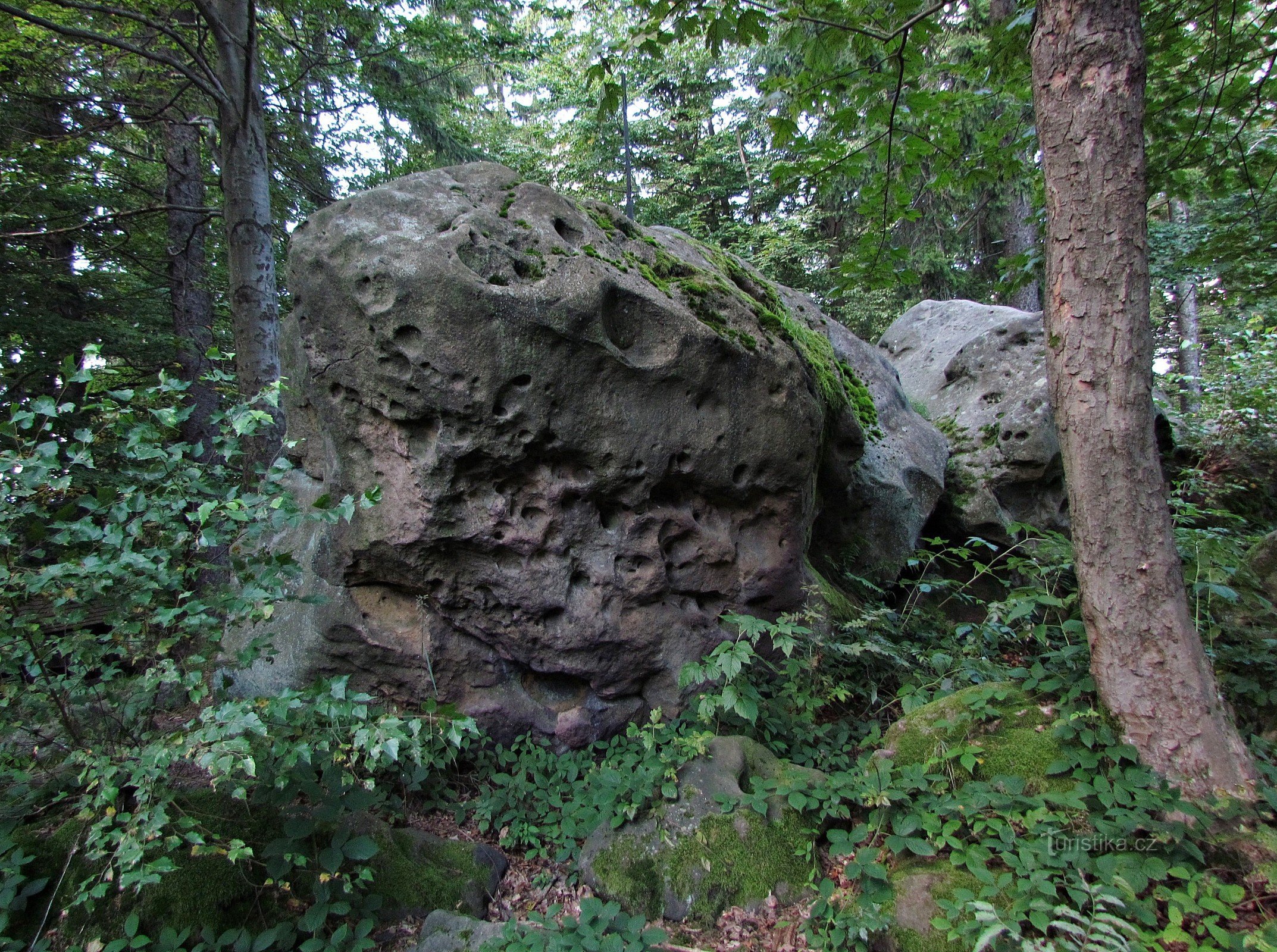 Der Teufelsstein in Klášťov