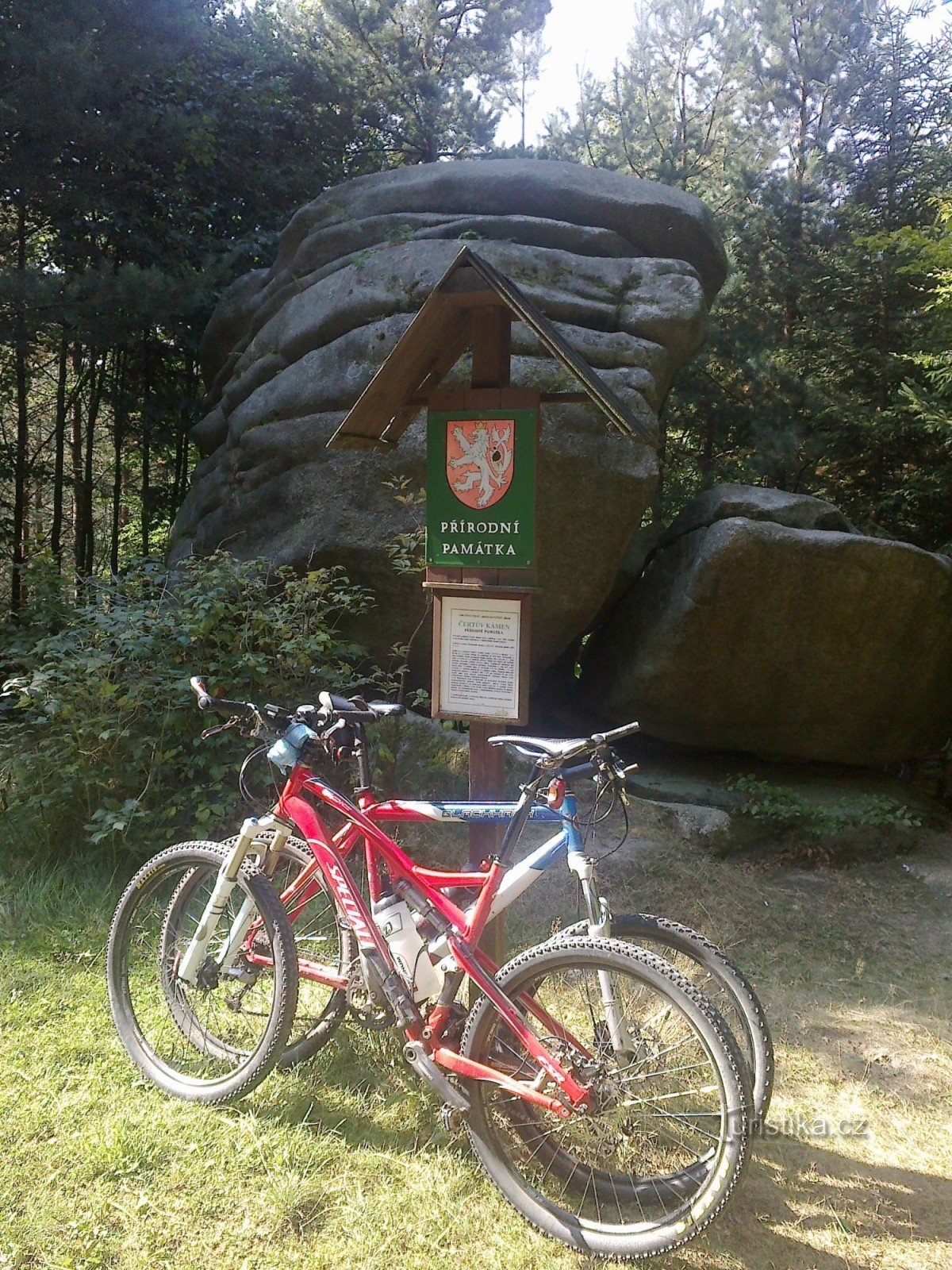 Piedra del diablo cerca de Melechov