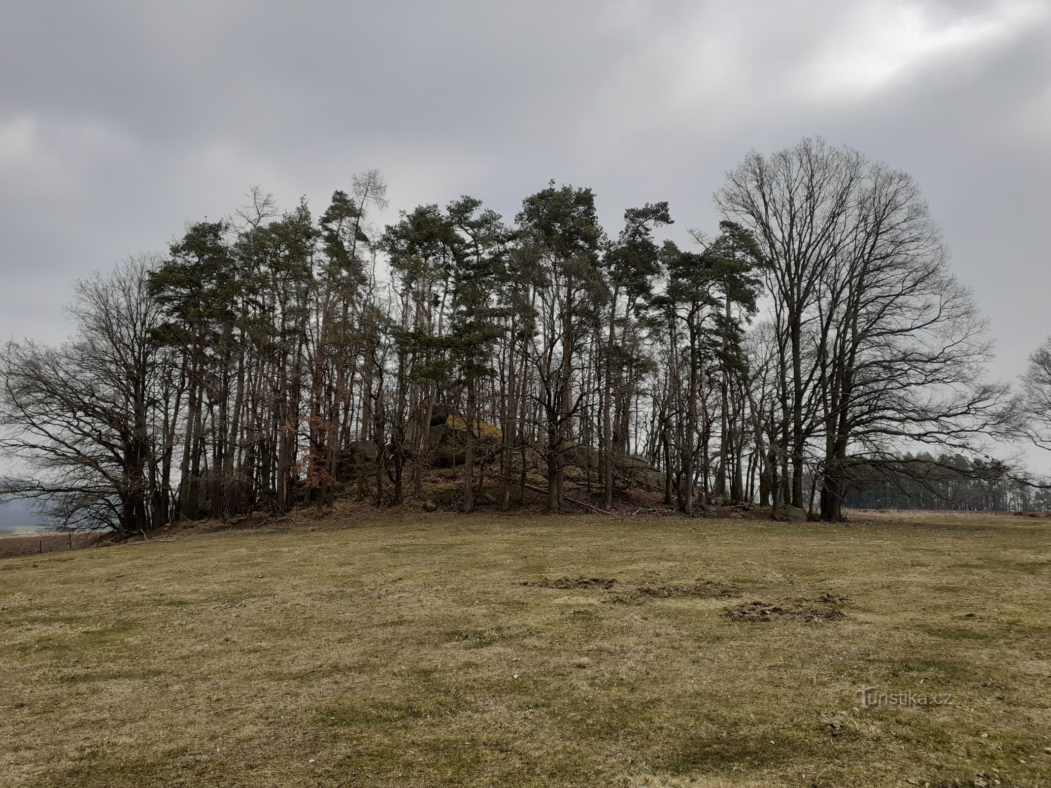 Djävulens sten nära Zahrádka