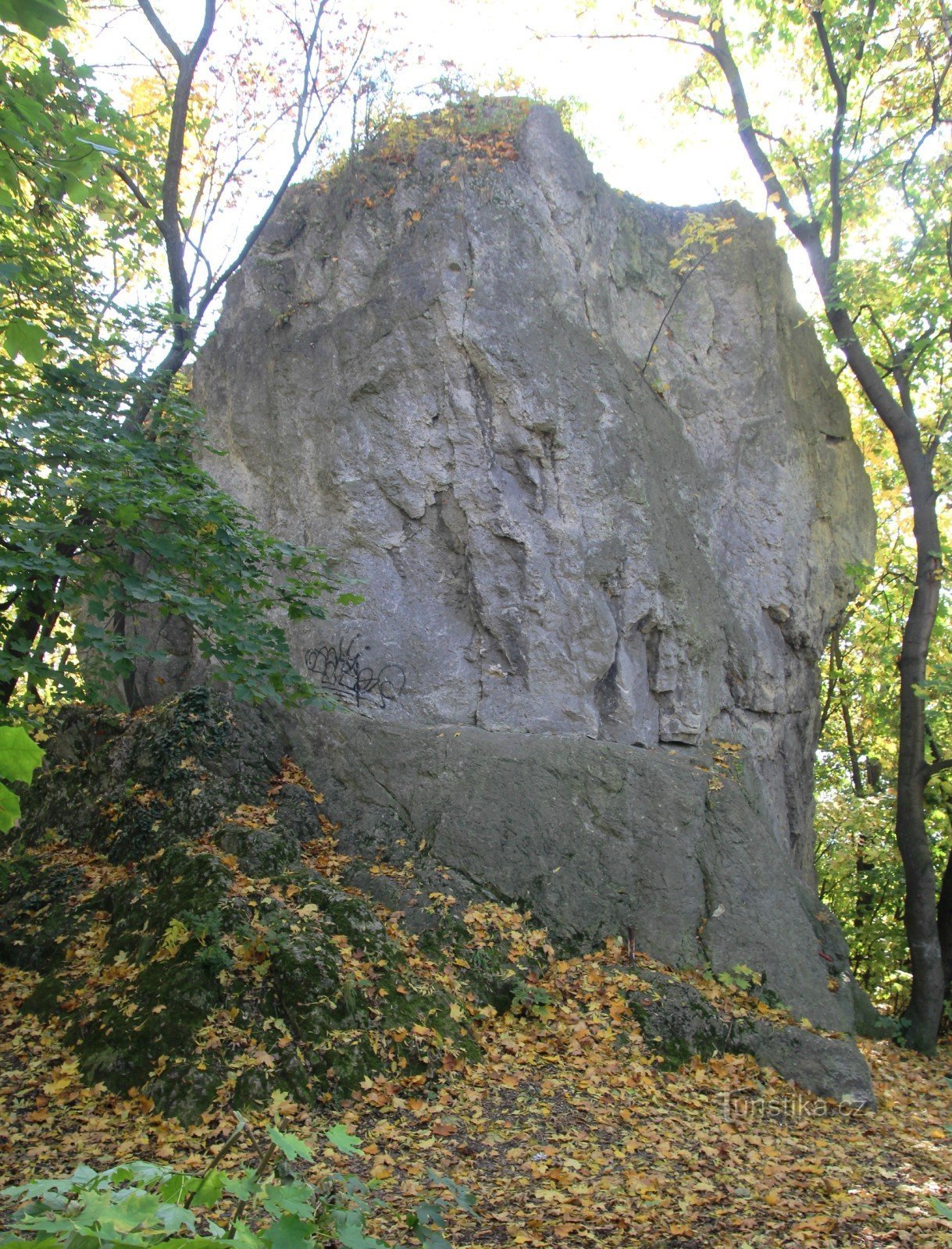 Čertův kámen ze severní strany