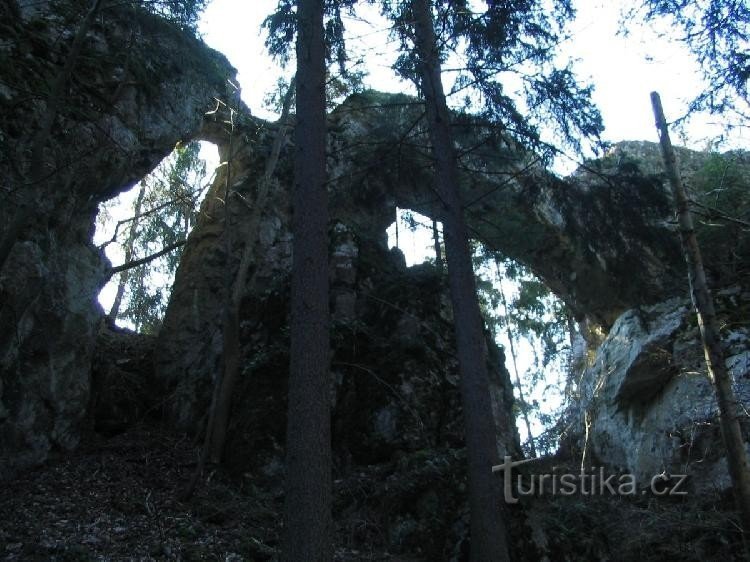 Devil's Bridge: Udsigt nedefra