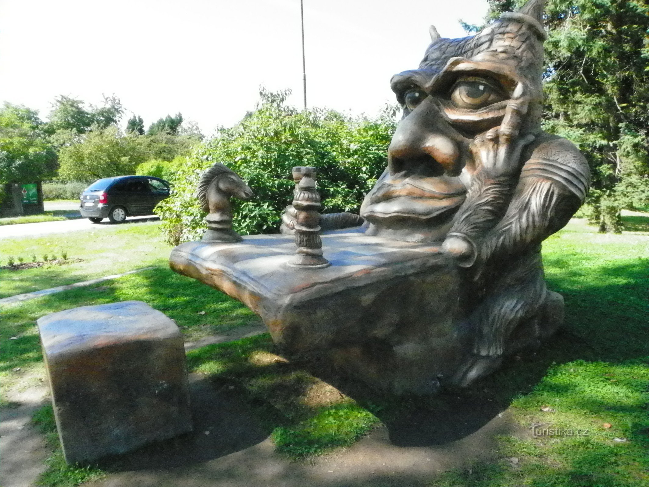 Devil's table - sculpture by Olšiak