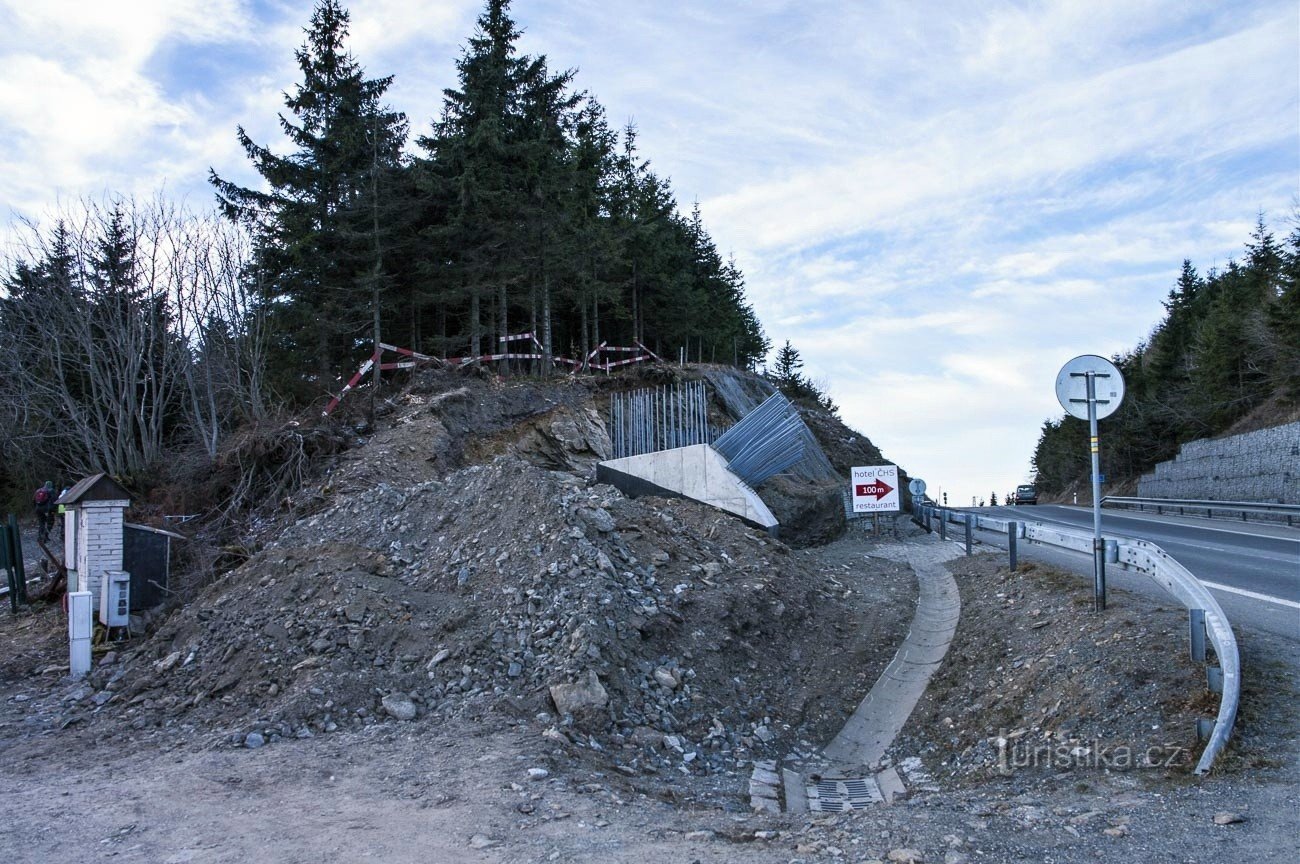 Červenohorské sedlo - Brücke