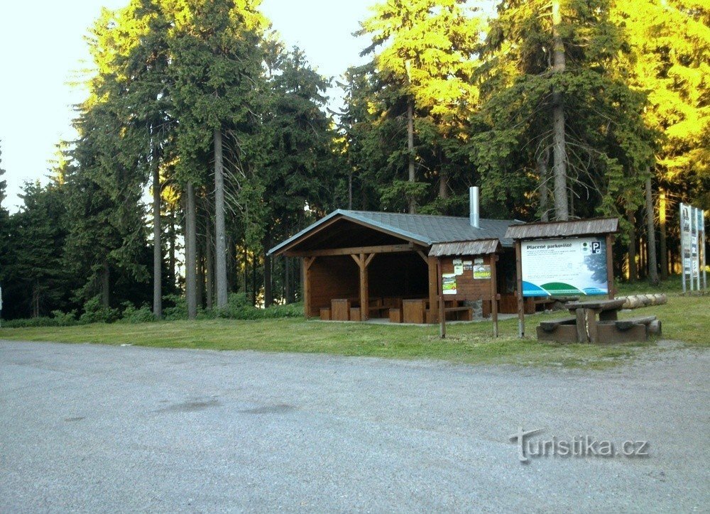 Červenovodské sedlo 814m over havets overflade