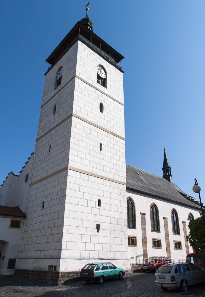 Česká Kamenice – kyrkan St. Jakob den äldre