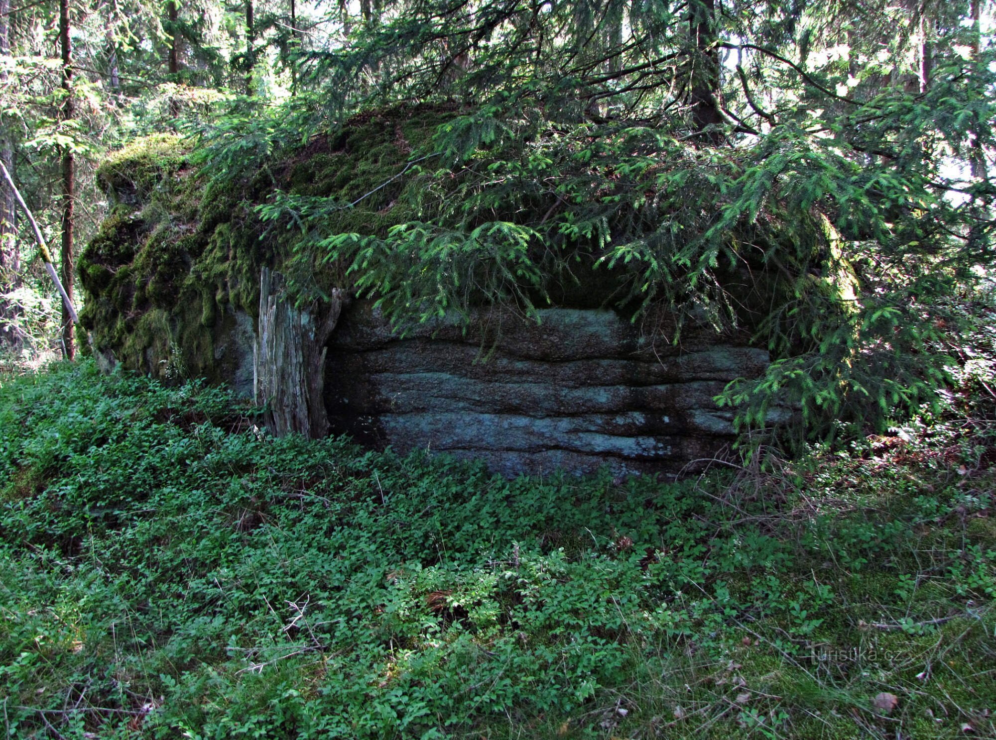 Tschechisches Kanada - an der Kreuzung bei den Stálkovské-Felsen