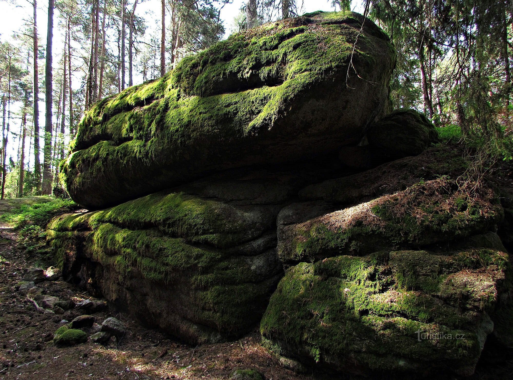 Canada tchèque - Formations rocheuses près du sentier Grasel