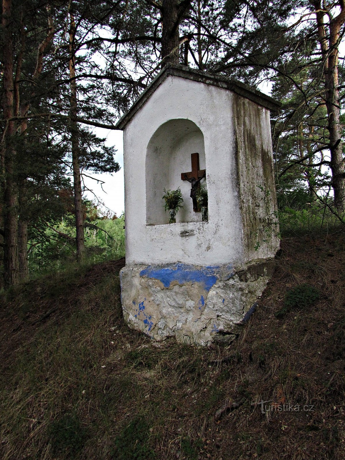 Tjeckiska Kanada - nischkapell bakom Stoječín