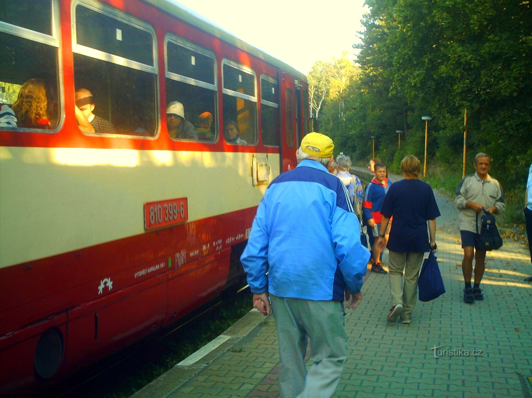 Česká Lípa skjutbana - järnvägsstation