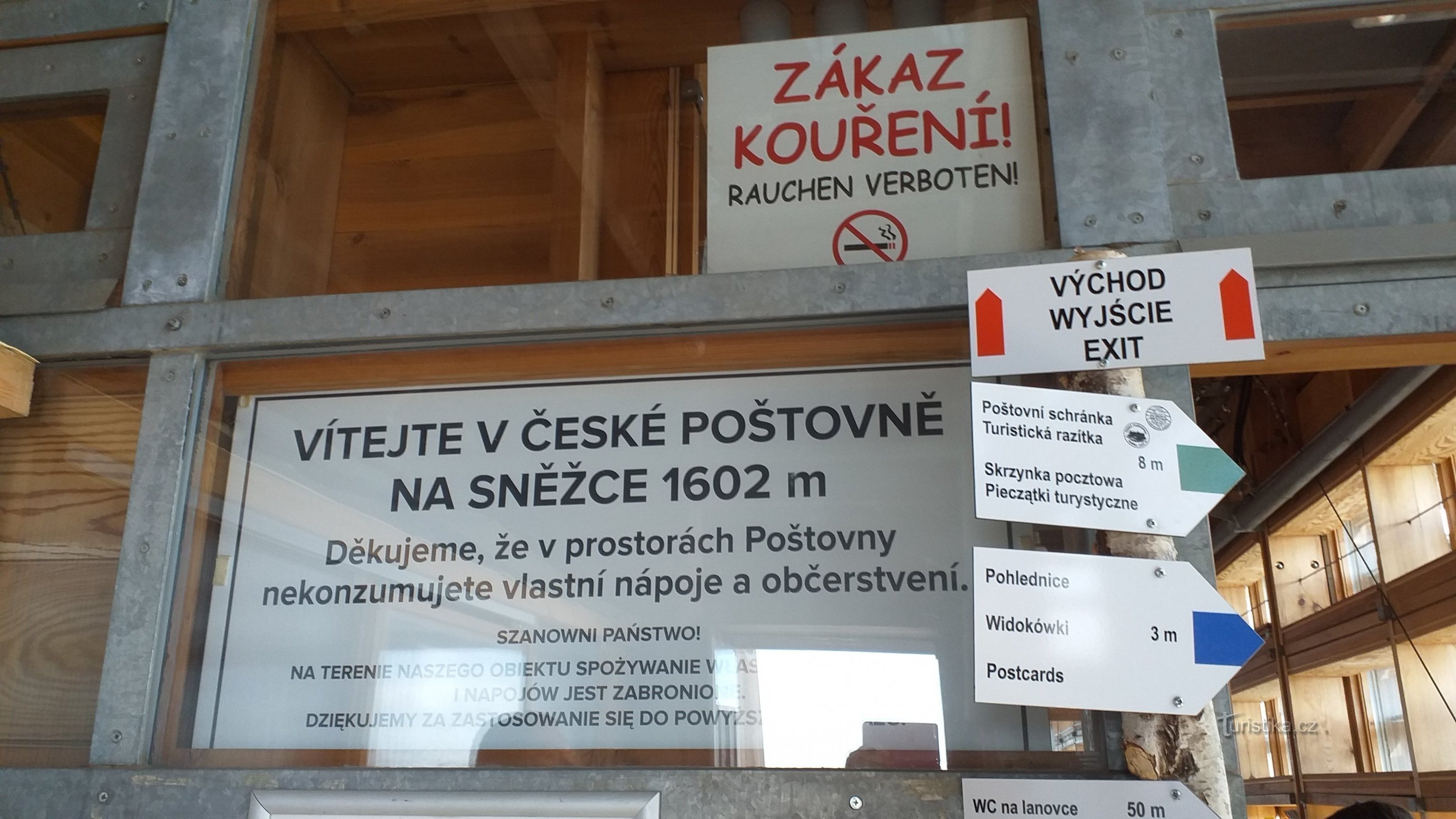 Tjeckiska postkontoret Anežka na Sněžka