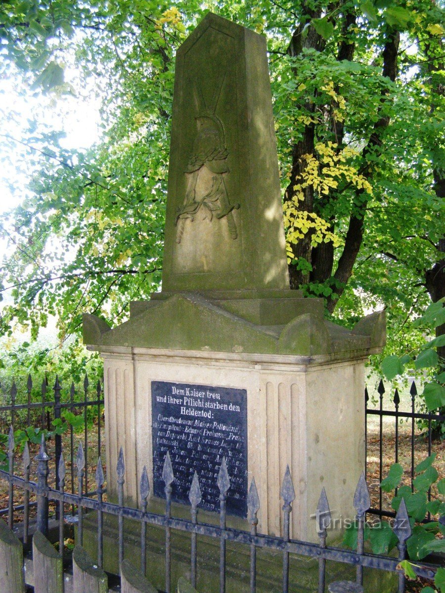 Česká Skalice - military cemetery of the battle of 1866