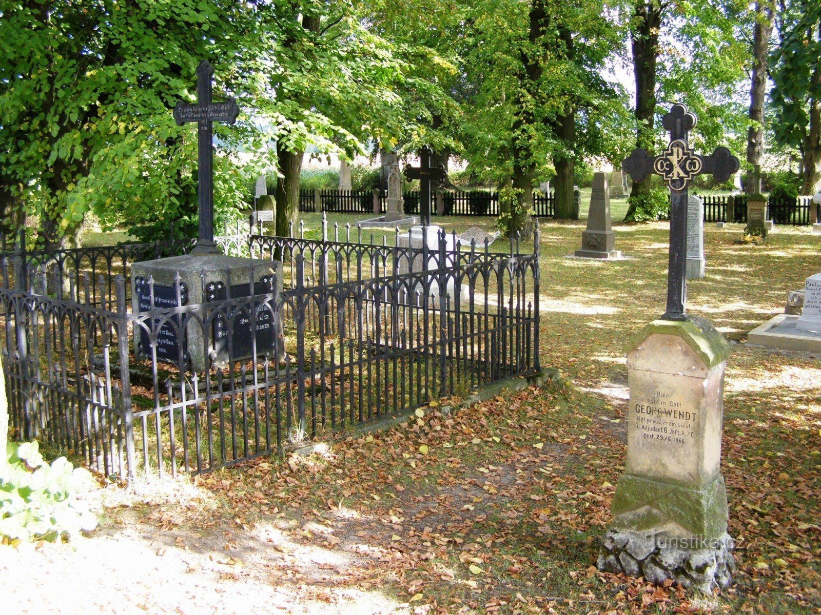 Česká Skalice - cimitirul militar al bătăliei din 1866