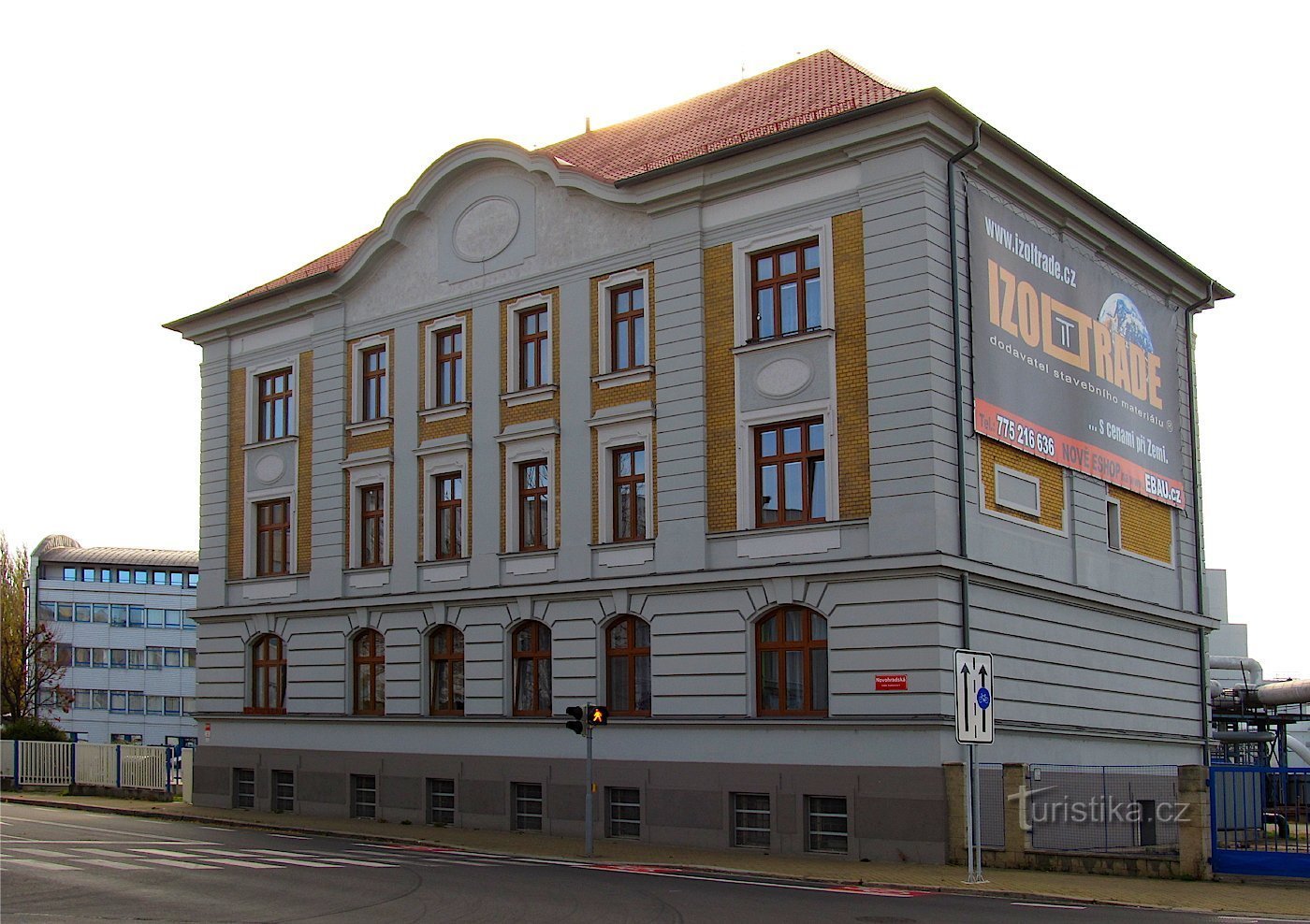 České Budějovice - Antigua central eléctrica y de calefacción - edificio administrativo