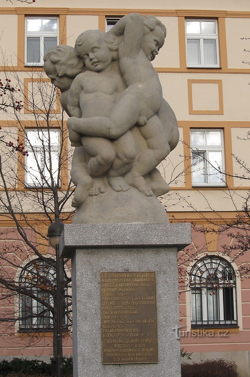 České Budějovice - Coloana meteorologică