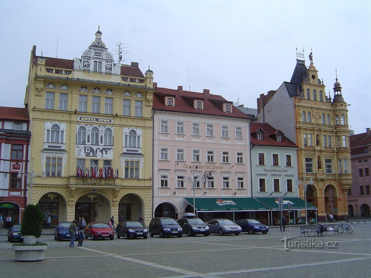 České Budějovice - vierkant