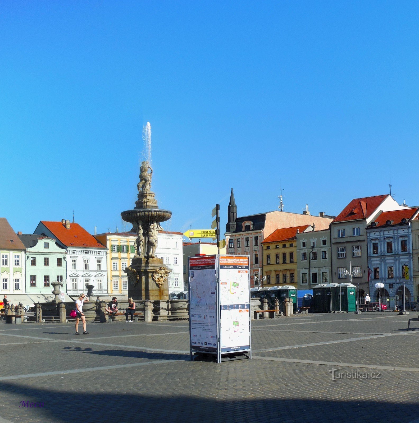 České Budějovice - Samson's fountain