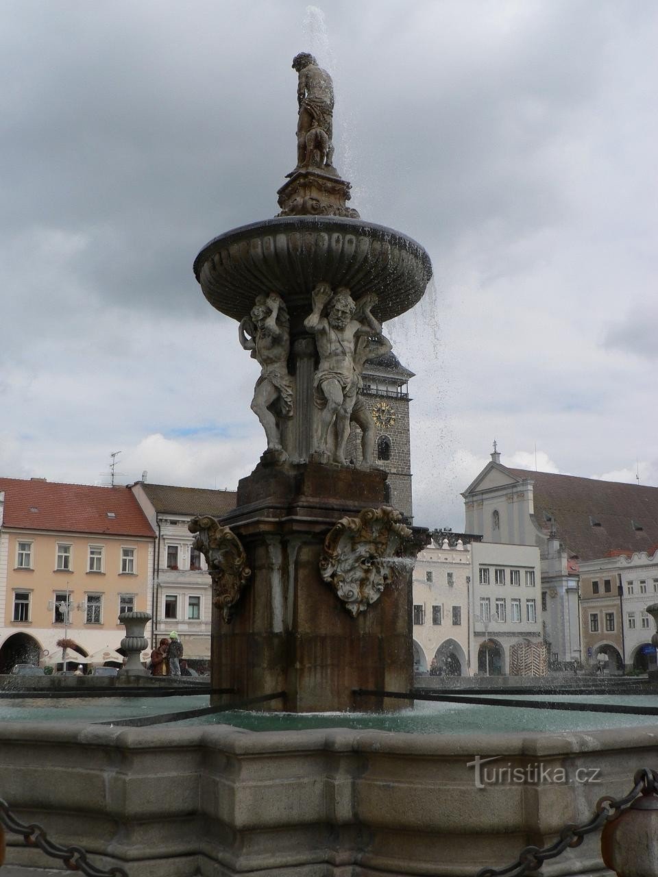 České Budějovice, fonte de Sansão