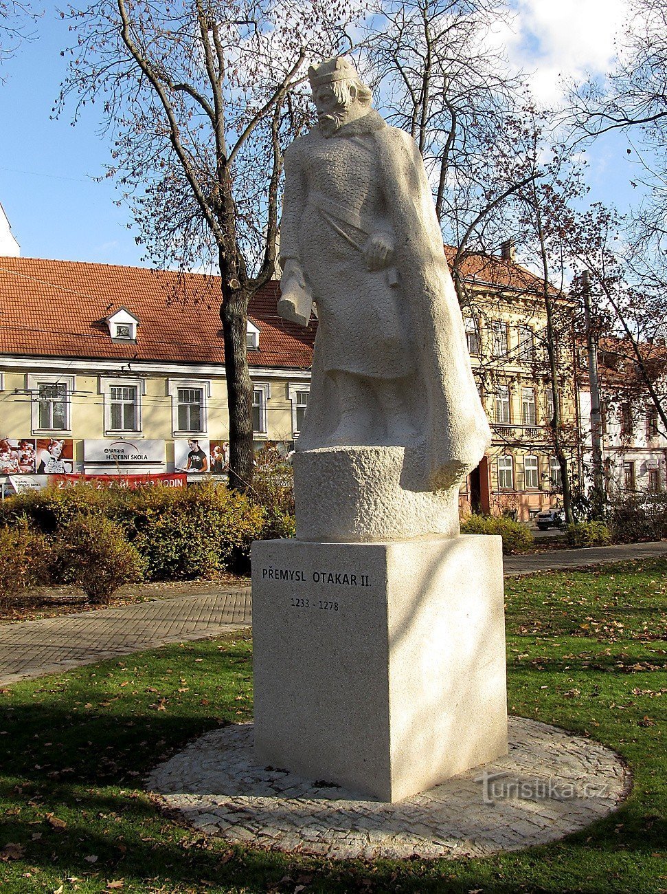 České Budějovice - socha Přemysla Otakara II.