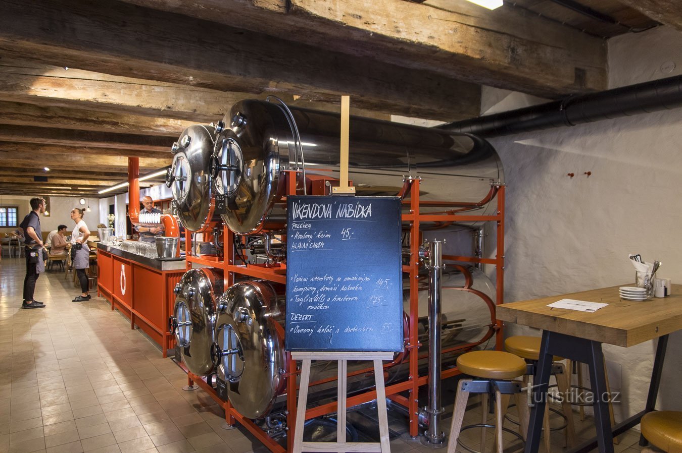 České Budějovice – Saline, microberărie, restaurant și pod istoric