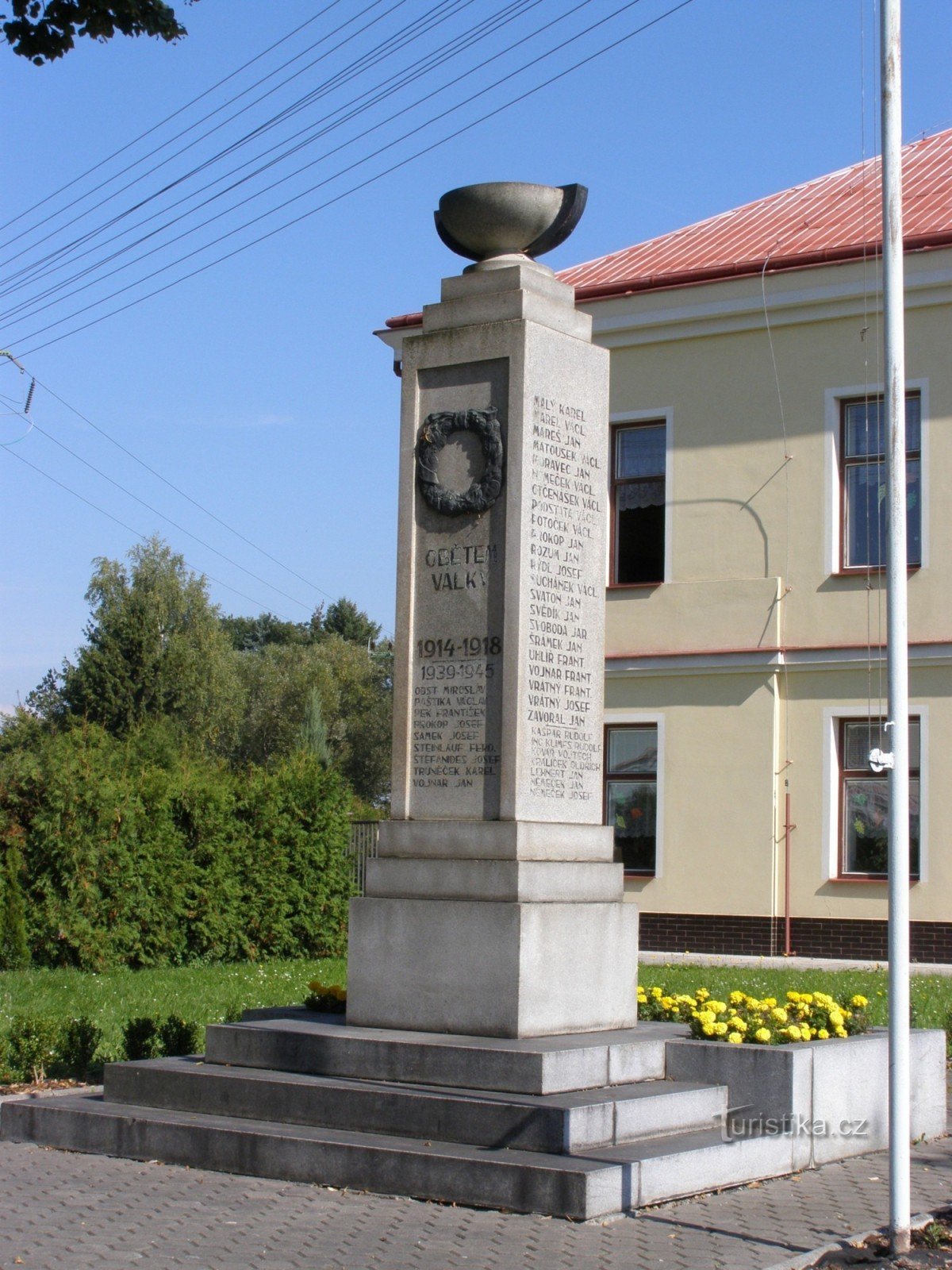 České Meziříčí - monument aux victimes de la guerre