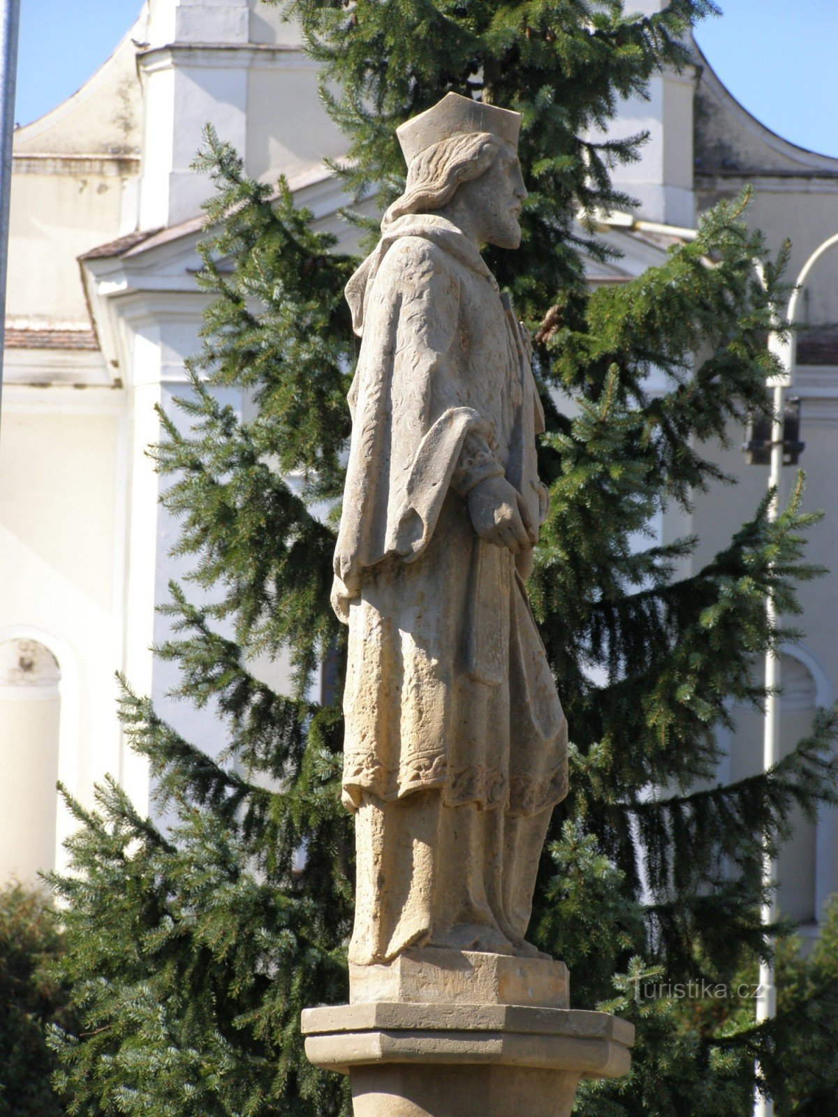 České Meziříčí - estatua de St. Jan Nepomucký