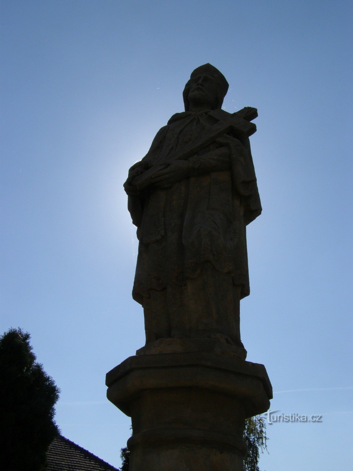 České Meziříčí - estatua de St. Jan Nepomucký