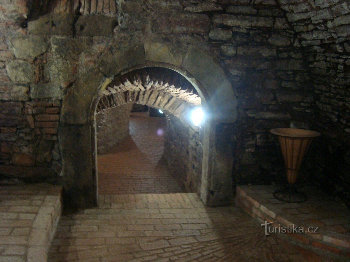 Český Brod-spazi sotterranei nel centro storico-Foto: Ulrych Mir.