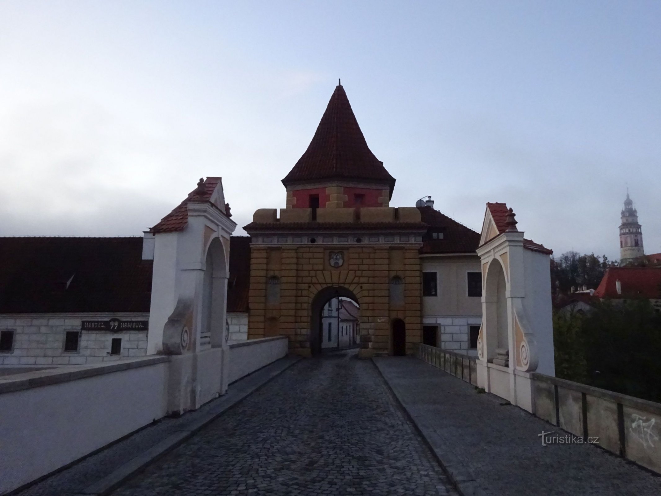 Český Krumlov ja Domažlická-portti