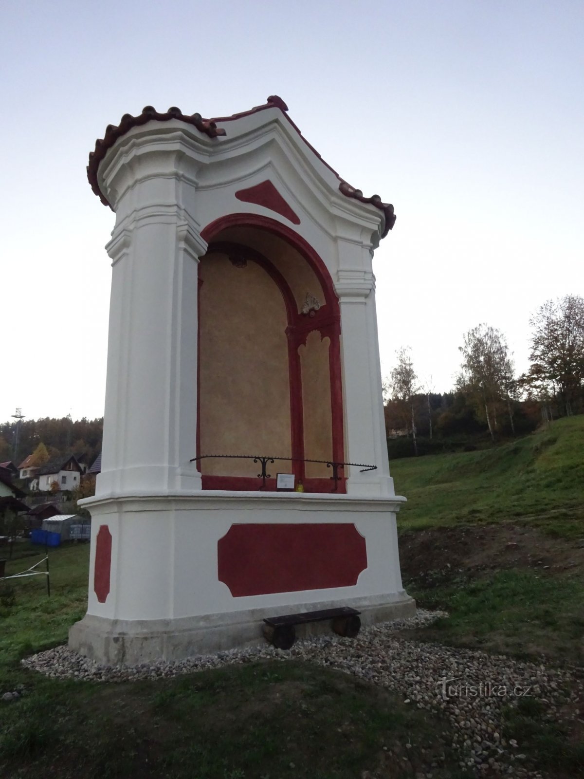 Tchèque Krumlov. Mont de la Croix et Chapelle