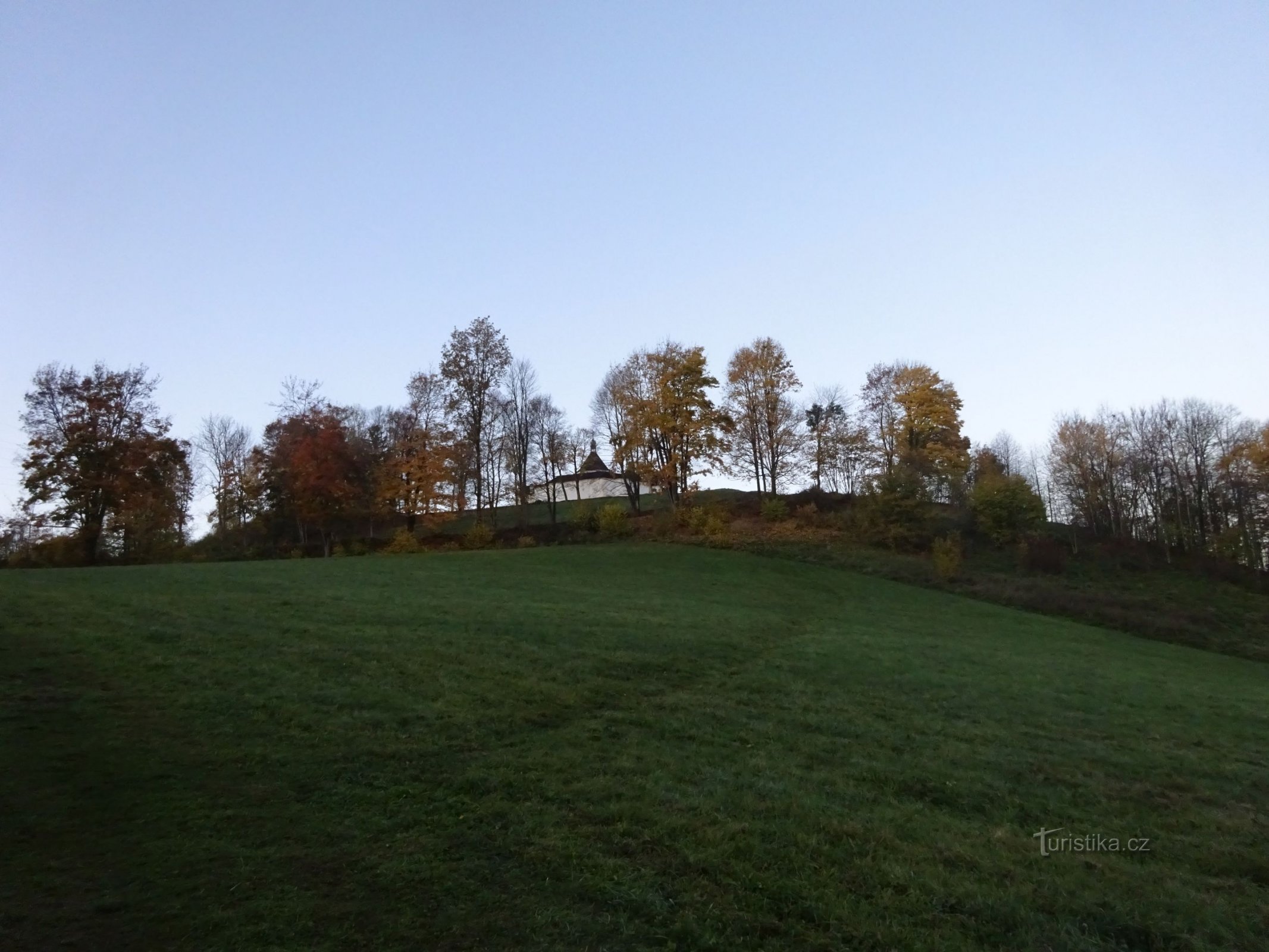 Tjekkiske Krumlov. Korsbjerget og Kapel