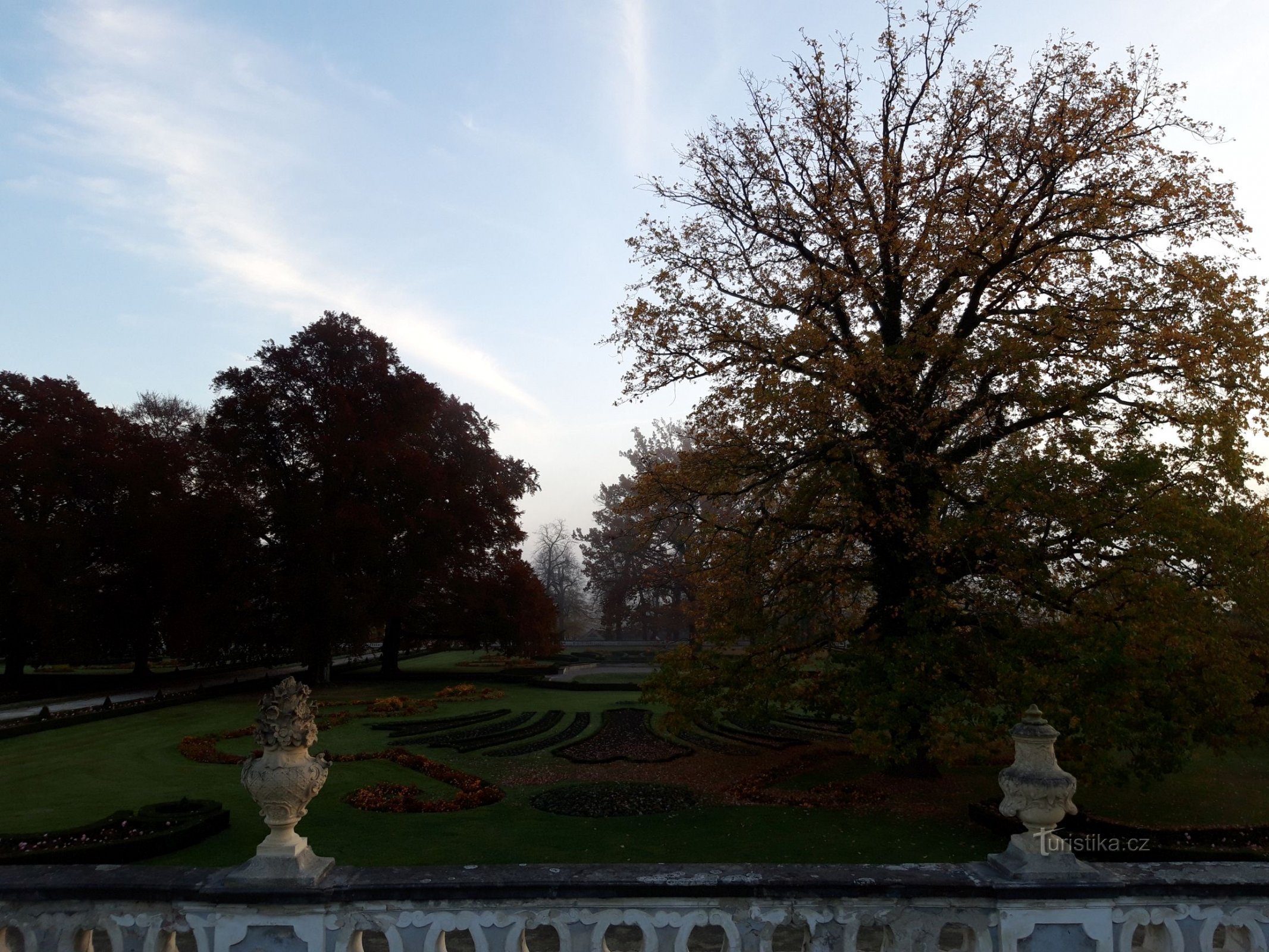 Český Krumlov, parc de la ville, jardin du château et auditorium tournant