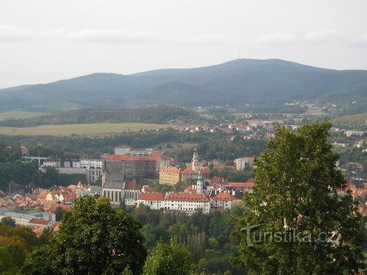 Český Krumlov - από το Křížová hora